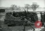 Image of British officer and soldier engage US troops in bayonet drill France, 1917, second 57 stock footage video 65675069496
