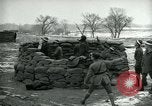 Image of British officer and soldier engage US troops in bayonet drill France, 1917, second 58 stock footage video 65675069496
