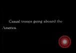 Image of US Army forces shipping out to France in World War 1 Newport News Virginia USA, 1918, second 34 stock footage video 65675069500