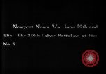 Image of US Troops going to France World War 1 Newport News Virginia USA, 1918, second 1 stock footage video 65675069501
