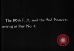 Image of US Troops going to France World War 1 Newport News Virginia USA, 1918, second 27 stock footage video 65675069501