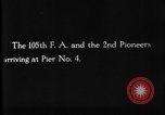 Image of US Troops going to France World War 1 Newport News Virginia USA, 1918, second 30 stock footage video 65675069501