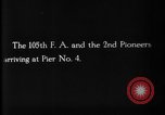 Image of US Troops going to France World War 1 Newport News Virginia USA, 1918, second 31 stock footage video 65675069501