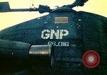 Image of VNAF helicopters on USS Midway during evacuation from Saigon South China Sea, 1975, second 8 stock footage video 65675069509