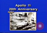 Immagine di Ventesimo anniversario di Apollo 11 United States USA, 1969, secondo 39 filmato di repertorio 65675069518