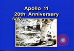 Immagine di Ventesimo anniversario di Apollo 11 United States USA, 1969, secondo 40 filmato di repertorio 65675069518