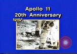 Immagine di Ventesimo anniversario di Apollo 11 United States USA, 1969, secondo 41 filmato di repertorio 65675069518