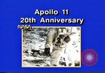 Immagine di Ventesimo anniversario di Apollo 11 United States USA, 1969, secondo 42 filmato di repertorio 65675069518