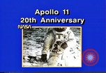 Immagine di Ventesimo anniversario di Apollo 11 United States USA, 1969, secondo 43 filmato di repertorio 65675069518