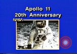 Immagine di Ventesimo anniversario di Apollo 11 United States USA, 1969, secondo 44 filmato di repertorio 65675069518