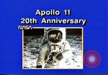 Immagine di Ventesimo anniversario di Apollo 11 United States USA, 1969, secondo 45 filmato di repertorio 65675069518