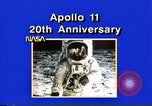 Immagine di Ventesimo anniversario di Apollo 11 United States USA, 1969, secondo 46 filmato di repertorio 65675069518