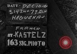 Image US 314Infantry Haguenau France, 1944, de la seconde 3 séquences d'archives historiques vidéo 65675069532