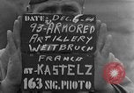Standbild 93 gepanzerte Artillerie Bataillons Weitbruch Frankreich, 1944, aus Sekunde 3 historischem Filmmaterial Videoclip 65675069536