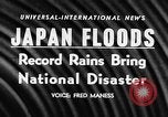 Standbild Schäden durch Überschwemmungen Japan, 1957, aus Sekunde 15 historischem Filmmaterial Videoclip 65675069537