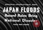 Standbild Schäden durch Überschwemmungen Japan, 1957, aus Sekunde 18 historischem Filmmaterial Videoclip 65675069537