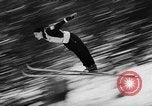 Image of International Ski Jumping Competition Bavaria Germany, 1957, second 26 stock footage video 65675069552