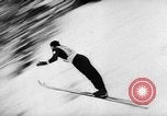 Image of International Ski Jumping Competition Bavaria Germany, 1957, second 27 stock footage video 65675069552