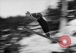 Image of International Ski Jumping Competition Bavaria Germany, 1957, second 31 stock footage video 65675069552