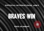 Image of Mickey Mantle and Ted Williams for batting title New York City USA, 1957, second 3 stock footage video 65675069559