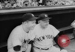 Image of Mickey Mantle and Ted Williams for batting title New York City USA, 1957, second 8 stock footage video 65675069559