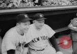 Image of Mickey Mantle and Ted Williams for batting title New York City USA, 1957, second 10 stock footage video 65675069559