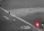 Image of Mickey Mantle and Ted Williams for batting title New York City USA, 1957, second 36 stock footage video 65675069559