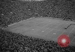 Image of Notre Dame upsets Oklahoma in 7-0 football victory Norman Oklahoma USA, 1957, second 7 stock footage video 65675069560