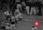Image of Notre Dame upsets Oklahoma in 7-0 football victory Norman Oklahoma USA, 1957, second 14 stock footage video 65675069560