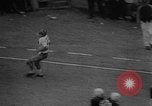 Image of Notre Dame upsets Oklahoma in 7-0 football victory Norman Oklahoma USA, 1957, second 15 stock footage video 65675069560