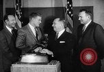 Image of Notre Dame upsets Oklahoma in 7-0 football victory Norman Oklahoma USA, 1957, second 20 stock footage video 65675069560