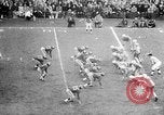 Image of Notre Dame upsets Oklahoma in 7-0 football victory Norman Oklahoma USA, 1957, second 32 stock footage video 65675069560