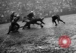 Image of Notre Dame upsets Oklahoma in 7-0 football victory Norman Oklahoma USA, 1957, second 60 stock footage video 65675069560