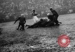 Image of Notre Dame upsets Oklahoma in 7-0 football victory Norman Oklahoma USA, 1957, second 62 stock footage video 65675069560