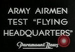 Image of test XC-32 flying headquarters Michigan United States USA, 1937, second 3 stock footage video 65675069578
