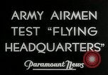 Image of test XC-32 flying headquarters Michigan United States USA, 1937, second 4 stock footage video 65675069578