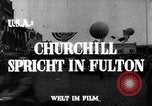 Immagine di Winston Churchill visite Westminster College Fulton Missouri USA, 1946, secondo 5 filmato di repertorio 65675069604