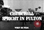Immagine di Winston Churchill visite Westminster College Fulton Missouri USA, 1946, secondo 6 filmato di repertorio 65675069604