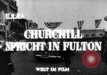 Immagine di Winston Churchill visite Westminster College Fulton Missouri USA, 1946, secondo 8 filmato di repertorio 65675069604