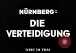 Image crime de guerre cliniques Nuremberg ALLEMAGNE, 1946, de la seconde 6 séquences d'archives historiques vidéo 65675069605