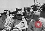 Image of General Douglas MacArthur aboard the USS Nashville (CL-43)  Leyte Philippines, 1944, second 17 stock footage video 65675069636