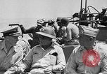Image of General Douglas MacArthur aboard the USS Nashville (CL-43)  Leyte Philippines, 1944, second 18 stock footage video 65675069636