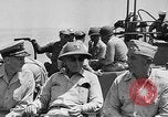 Image of General Douglas MacArthur aboard the USS Nashville (CL-43)  Leyte Philippines, 1944, second 19 stock footage video 65675069636