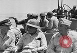 Image of General Douglas MacArthur aboard the USS Nashville (CL-43)  Leyte Philippines, 1944, second 20 stock footage video 65675069636