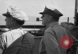 Image of General Douglas MacArthur aboard the USS Nashville (CL-43)  Leyte Philippines, 1944, second 31 stock footage video 65675069636