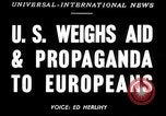 Image of European Recovery Program Washington DC USA, 1948, second 3 stock footage video 65675069637