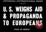 Image of European Recovery Program Washington DC USA, 1948, second 4 stock footage video 65675069637