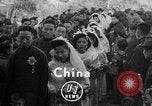 Image of mass Chinese wedding Shanghai China, 1948, second 3 stock footage video 65675069641