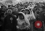 Image of mass Chinese wedding Shanghai China, 1948, second 4 stock footage video 65675069641
