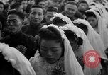 Image of mass Chinese wedding Shanghai China, 1948, second 8 stock footage video 65675069641